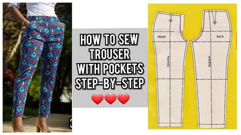 simple trouser design|how to cut female trouser.